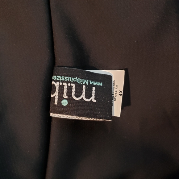 M.I.B Making It Big Water Resistant Belted Jacket Plus Size 4x - Picture 10 of 12